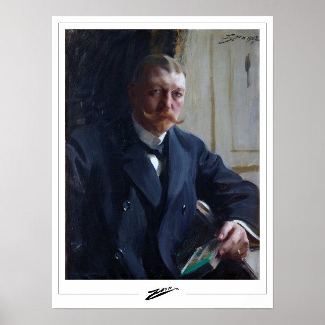 Anders Zorn Zedign Art Poster #384 (Framsidan)