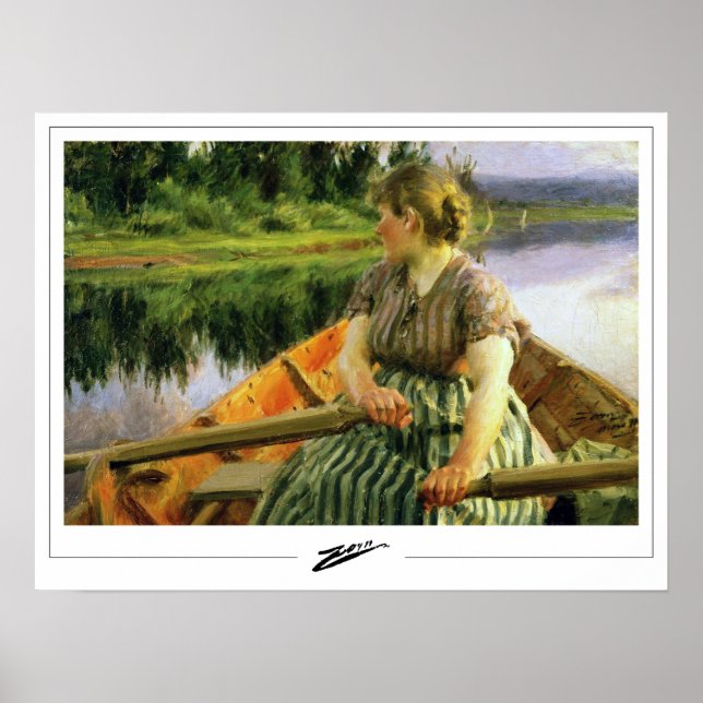 Anders Zorn Zedign Art Poster #51 (Framsidan)
