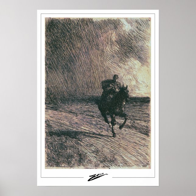 Anders Zorn Zedign Art Poster #54 (Framsidan)