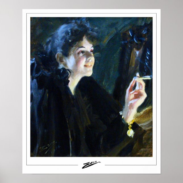 Anders Zorn Zedign Art Poster #85 (Framsidan)