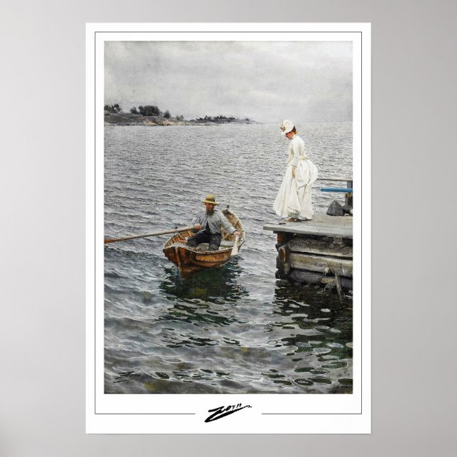 Anders Zorn Zedign Art Poster nr 128 (Framsidan)