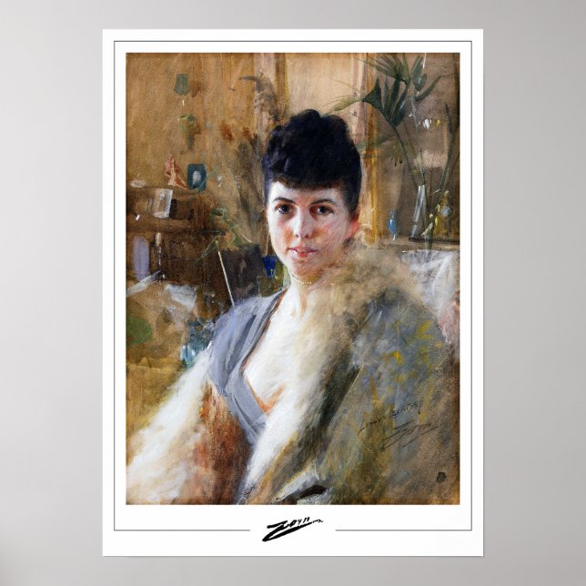 Anders Zorn Zedign konstaffisch #114 Poster (Framsidan)