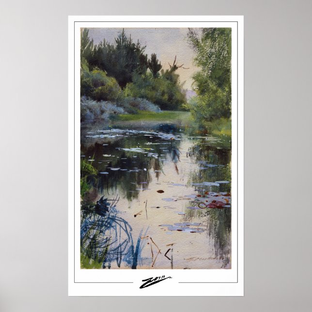 Anders Zorn Zedign konstaffisch #228 Poster (Framsidan)