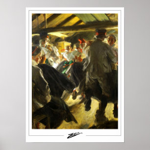 Anders Zorn Zedign konstaffisch #269 Poster