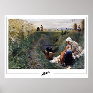 Anders Zorn Zedign konstaffisch #26 Poster