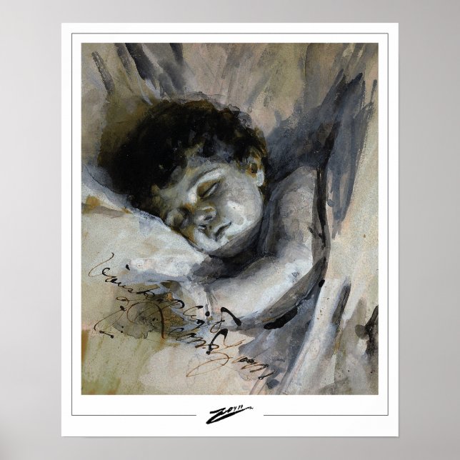Anders Zorn Zedign konstaffisch #276 Poster (Framsidan)