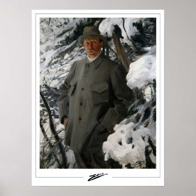 Anders Zorn Zedign konstaffisch #30 Poster (Framsidan)