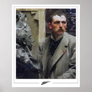 Anders Zorn Zedign konstaffisch #33 Poster
