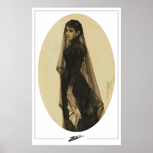 Anders Zorn Zedign konstaffisch #344 Poster