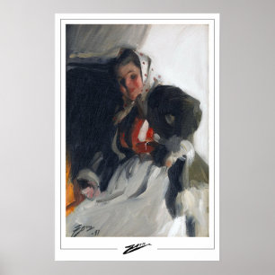 Anders Zorn Zedign konstaffisch #368 Poster