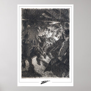 Anders Zorn Zedign konstaffisch #371 Poster