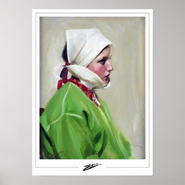 Anders Zorn Zedign konstaffisch #378 Poster (Framsidan)
