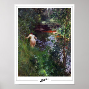 Anders Zorn Zedign konstaffisch #3 Poster