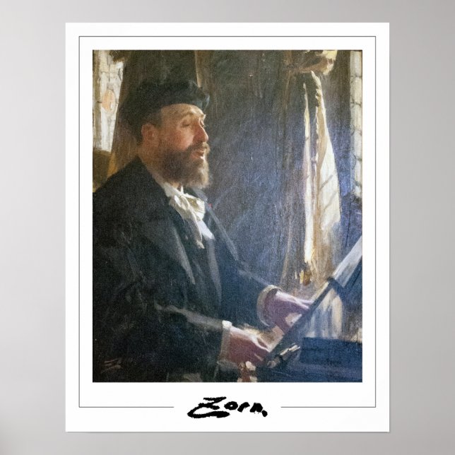 Anders Zorn Zedign konstaffisch #57 Poster (Framsidan)