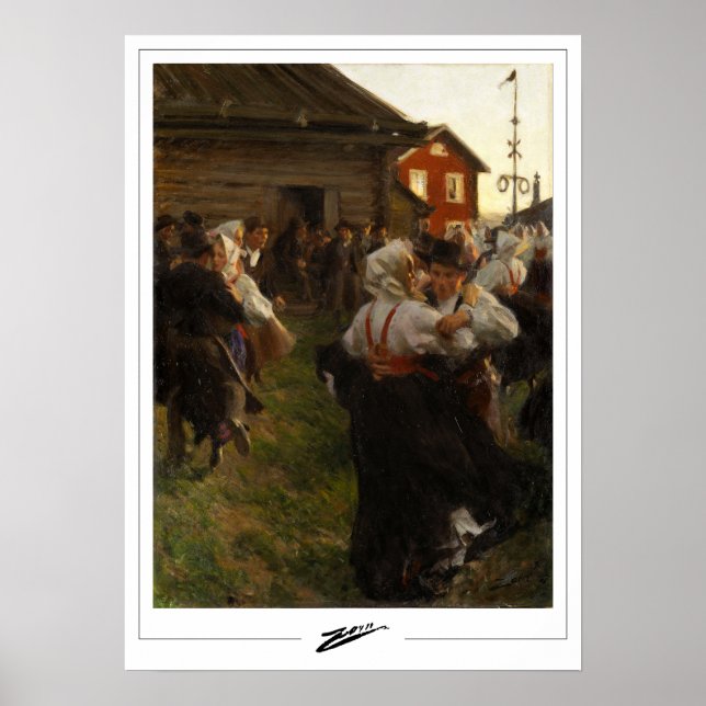 Anders Zorn Zedign konstaffisch #72 Poster (Framsidan)