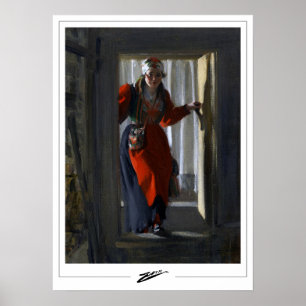 Anders Zorn Zedign konstaffisch #80 Poster