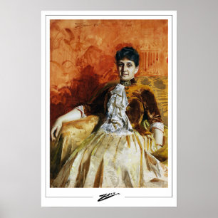 Anders Zorn Zedign konstaffisch #89 Poster
