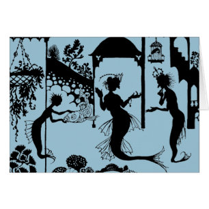 Andersen: Lite sjöjungfruSilhouette OBS Kort