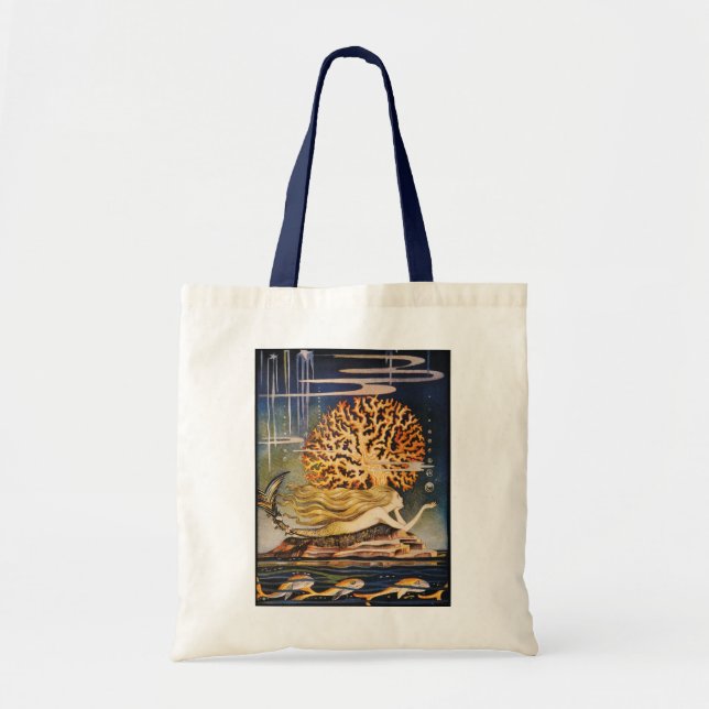 Andersen: Lite sjöjungfruteckning Tygkasse (Framsidan)