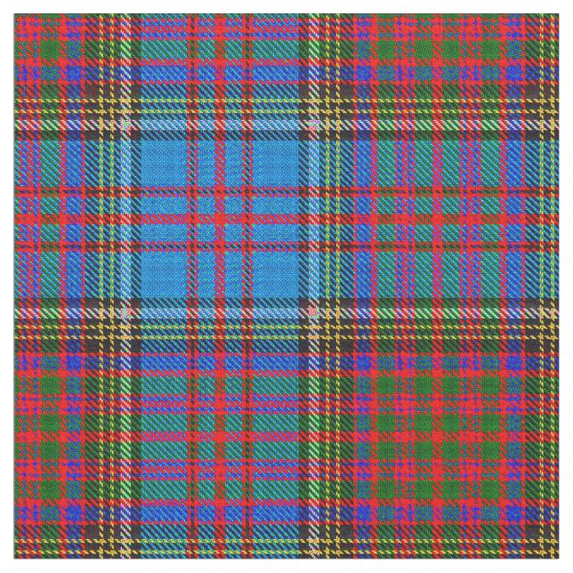 Anderson Clan Tartan Modern-Mörk Tyg (Närbild)