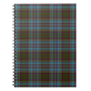 Anderson Clan Tartan – skotsk rutig anteckningsbok