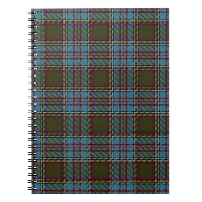 Anderson Clan Tartan – skotsk rutig anteckningsbok (Framsidan)