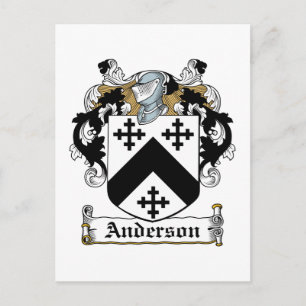 Andersson Family Crest Vykort