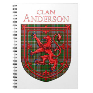 Andersson i Kinnester Tartan Scottish Play Anteckningsbok