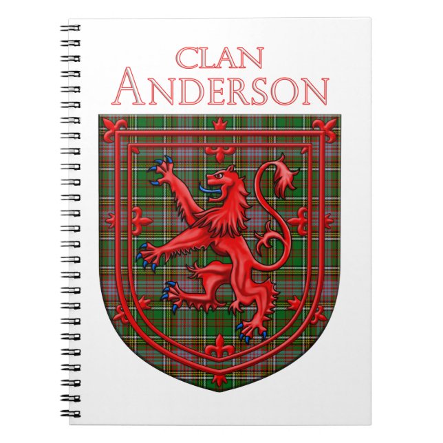 Andersson i Kinnester Tartan Scottish Play Anteckningsbok (Framsidan)