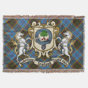 Andersson Klan Badge & Tartan Filt