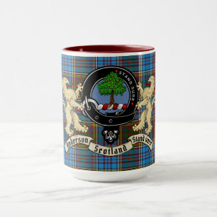 Andersson Klan Badge & Tartan Mugg