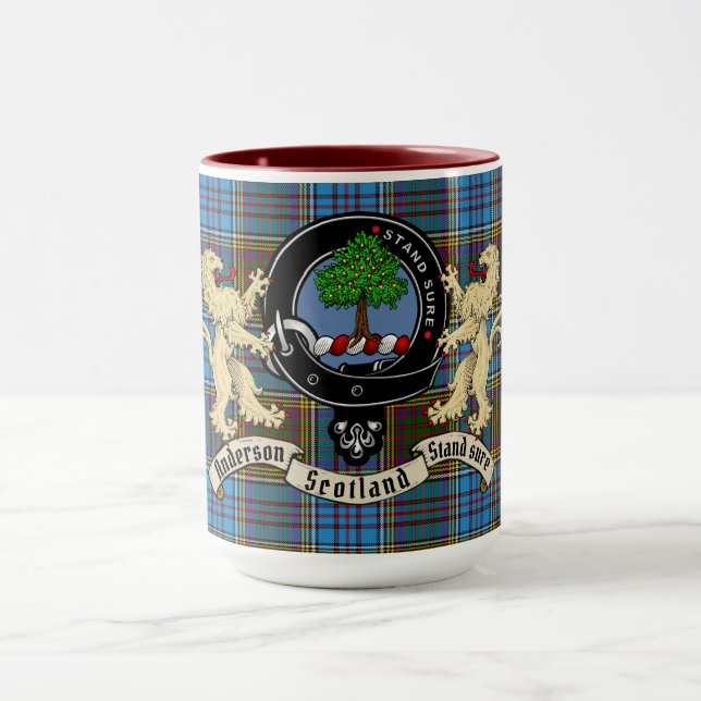 Andersson Klan Badge & Tartan Mugg (Center)