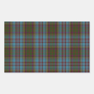 Andersson Klan Family Tartan Rektangulärt Klistermärke