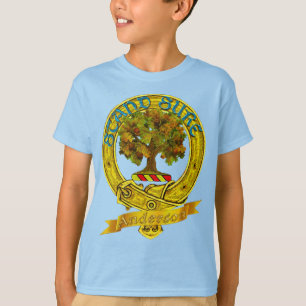 Andersson Klan Kids' T-Shirt (Klan Emblem och Mott