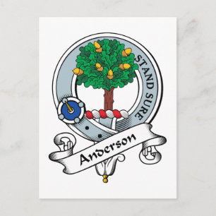 Andersson Klan - märke Vykort