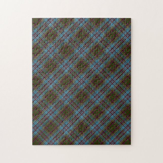 Andersson Klan Tartan Play Mönster Pussel (Vertikal)