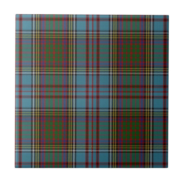 Andersson Klan Tartan Play Mönster Scottish Kakelplatta (Framsidan)