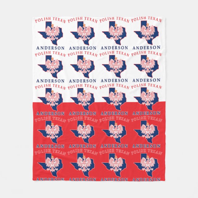 Andersson polska texan Medium Fleece Blanket (Framsidan)