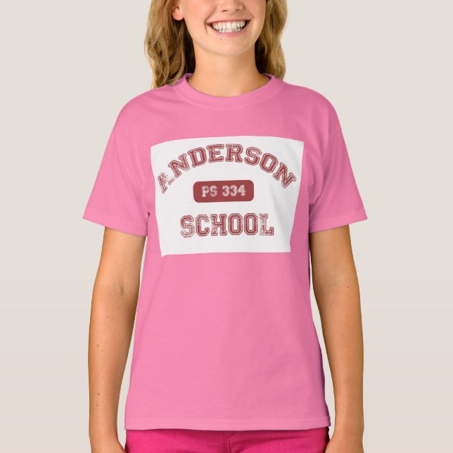 Andersson Rosa Shirt Tee Shirt (Framsida)