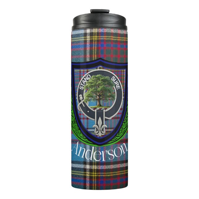 Andersson Scottish Klan Tartan och Vapensköld (Framsida)