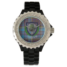 Andersson Scottish Klan Tartan och Vapensköld Armbandsur