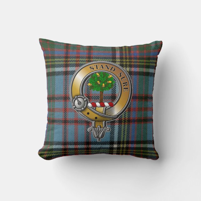 Andersson Tartan & Badge Kudde (Framsida)