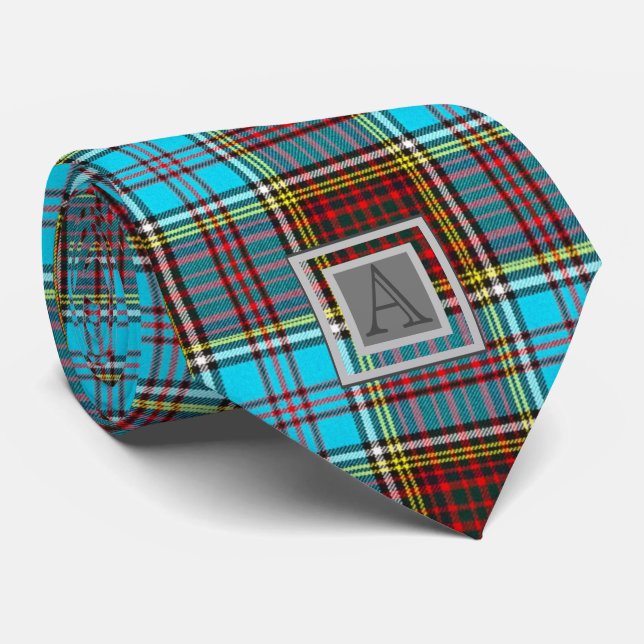 ANDERSSON TARTAN Monogram Brev A Slips (Rullad)