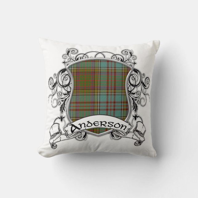 Andersson Tartan Shield Kudde (Framsida)