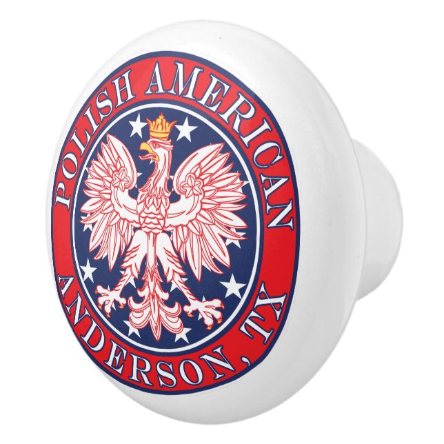 Andersson Texas polsk amerikansk Eagle Knopp (Höger)