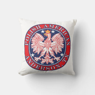 Andersson Texas polsk amerikansk Eagle Kudde