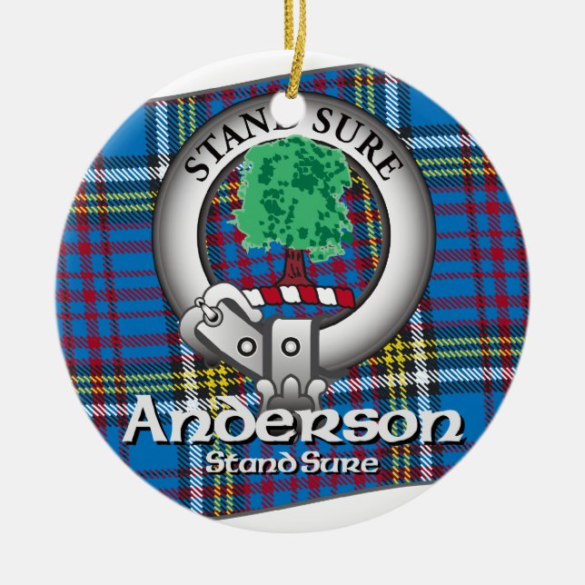 Anderssonklan Julgransprydnad Keramik (Framsidan)