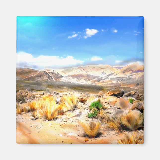 Andes Mountains Peru #3 Magnet (Framsidan)