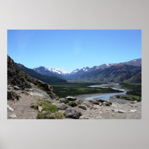 Andes Range, Patagonia Poster