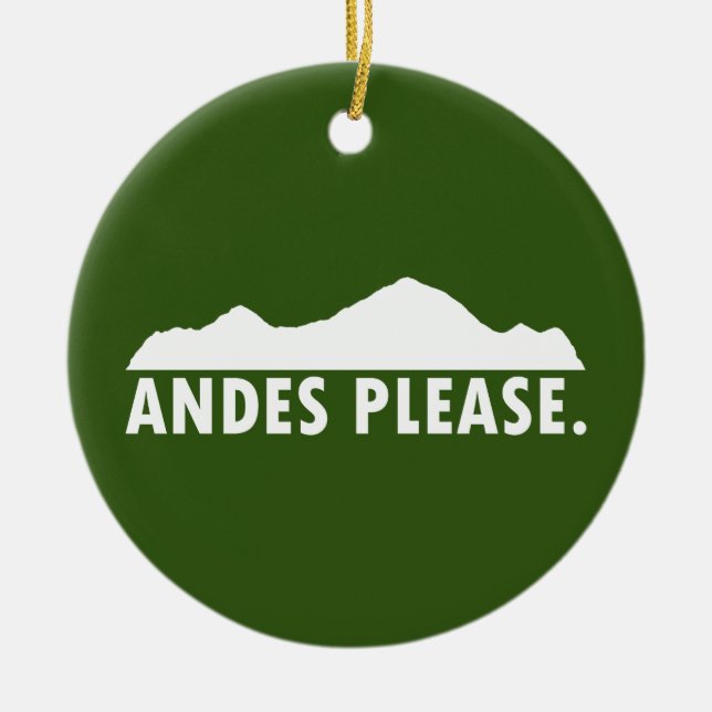 Andes Snälla Julgransprydnad Keramik (Framsidan)